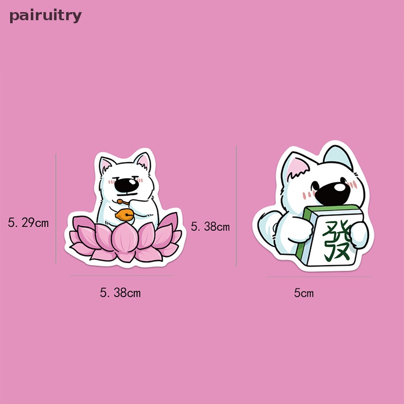 Prt 50 /100PCS Lucu Corgi Kawaii Hewan Stiker Ponsel Bagasi Skateboard Laptop Gitar Kartun Grafiti Tahan Air Stiker Stiker PRT