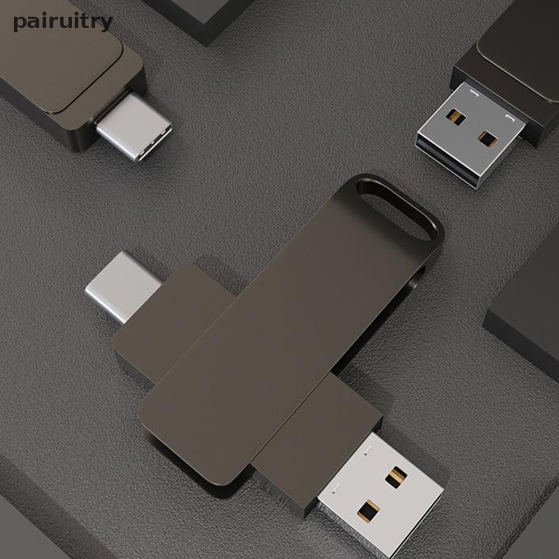 Prt USB c Tipe c USB2.0 Flashdisk Kapasitas Tinggi Dual Purpose Metal Type-c USB Flash Drive Untuk Handphone Dan Komputer PRT
