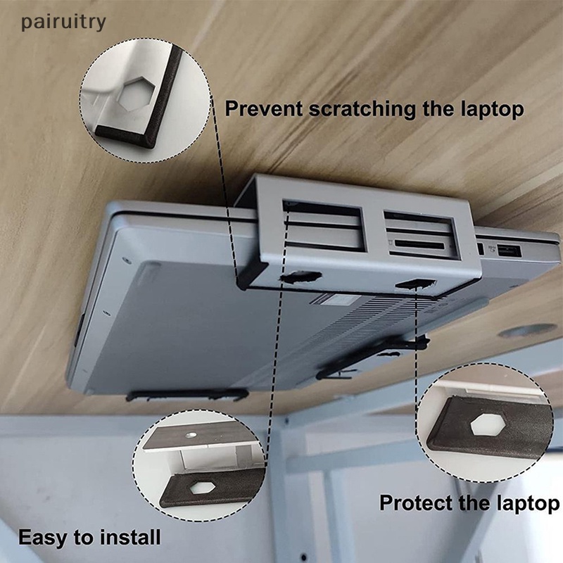 Prt Portable Bawah Meja Laptop Penyimpanan Stand Mount Desktop Organizer Untuk Rumah Kantor PRT