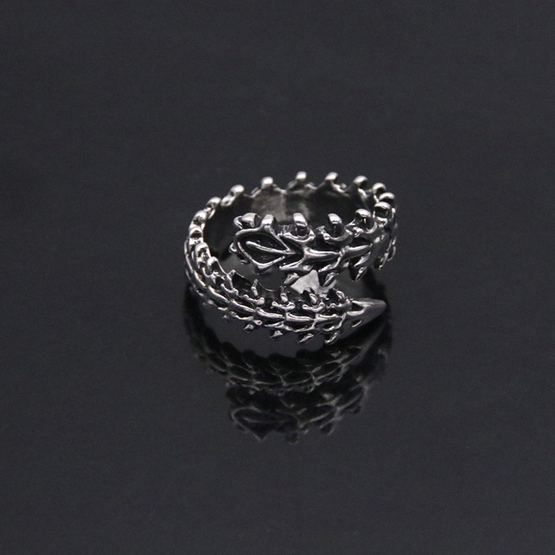 Anime Tokyo Ghoul Cincin Kaneki Ken Cosplay Pembukaan Yang Dapat Disesuaikan Unisex Punk Gothic Lipan Rings Perhiasan Hadiah Prop Aksesoris