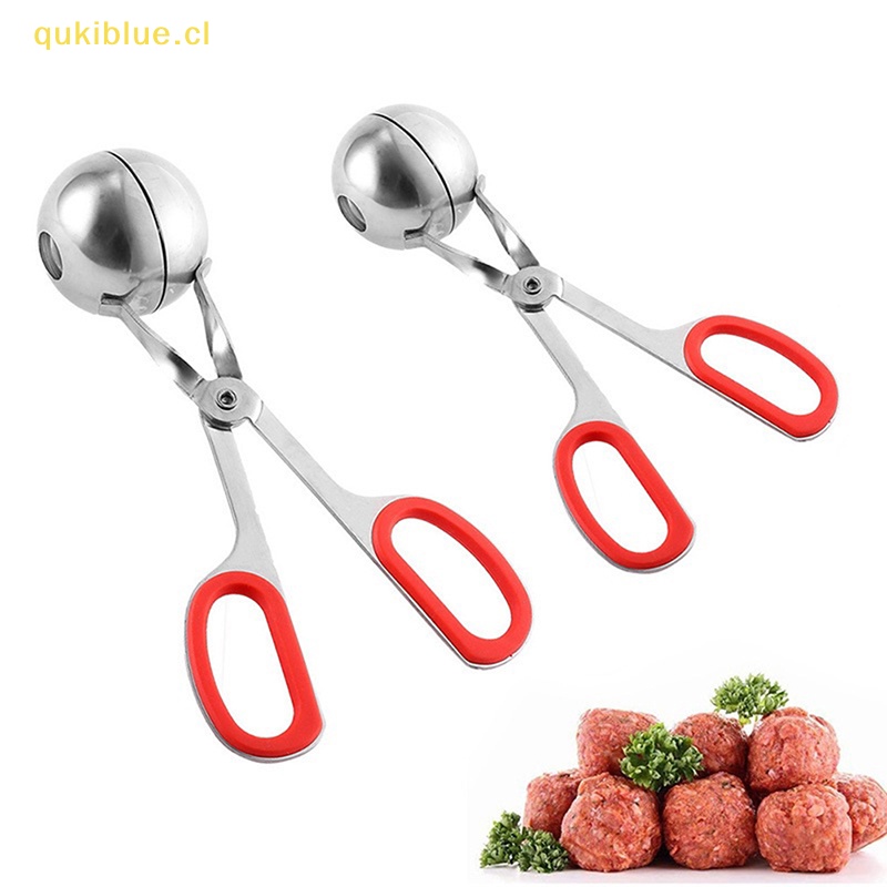 Qukiblue 1PC Alat Pembuat Bakso Dapur Stainless Steel Non Bakso Klip Aksesoris cl