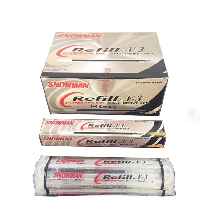 

SNOWMAN - Refill Pulpen V3 Pen gel 0.5mm -Lusin