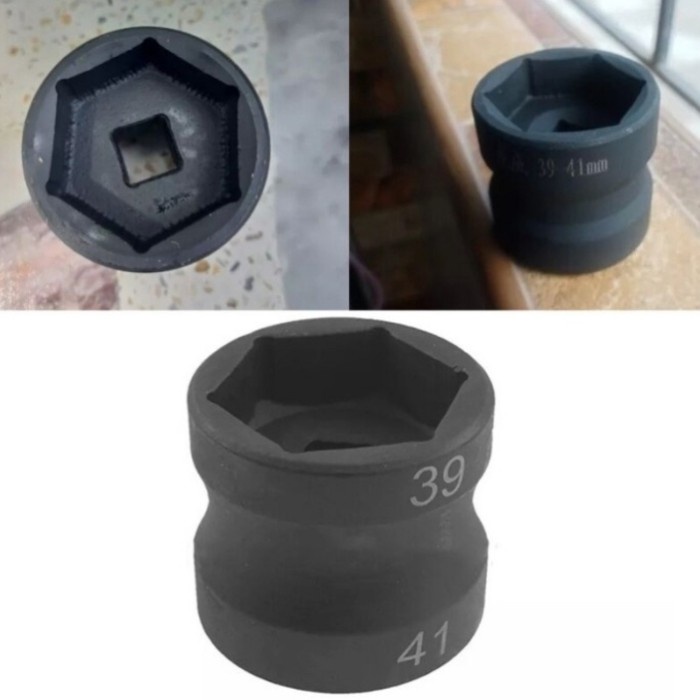 Veloz double socket impact 39 x 41 mata sok  cvt kunci shock 39 41 mm