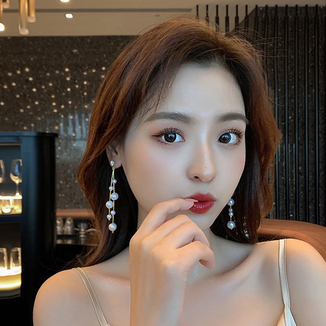 Anting Wanita Korea Mutiara Pearl Perhiasan Perempuan Aksesoris Giwang Tusuk Gaya Casual ANT128