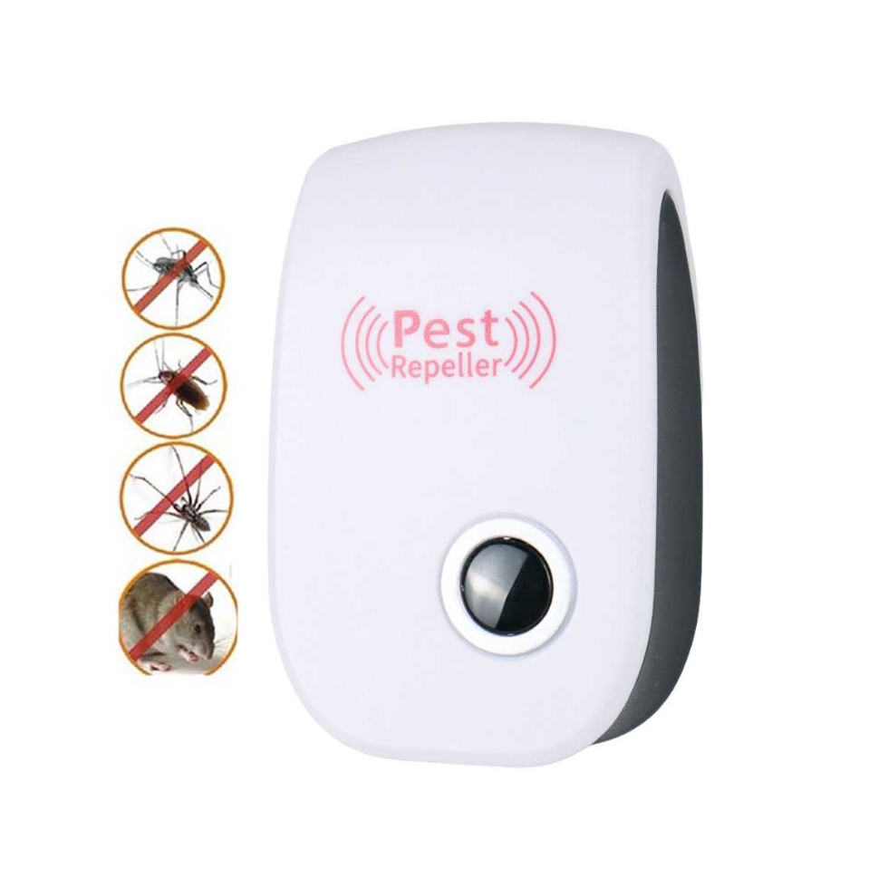 Alat Pengusir Nyamuk, Tikus, Lalat, Kecoak, Serangga Elektronik Ultrasonic Pest Repeller