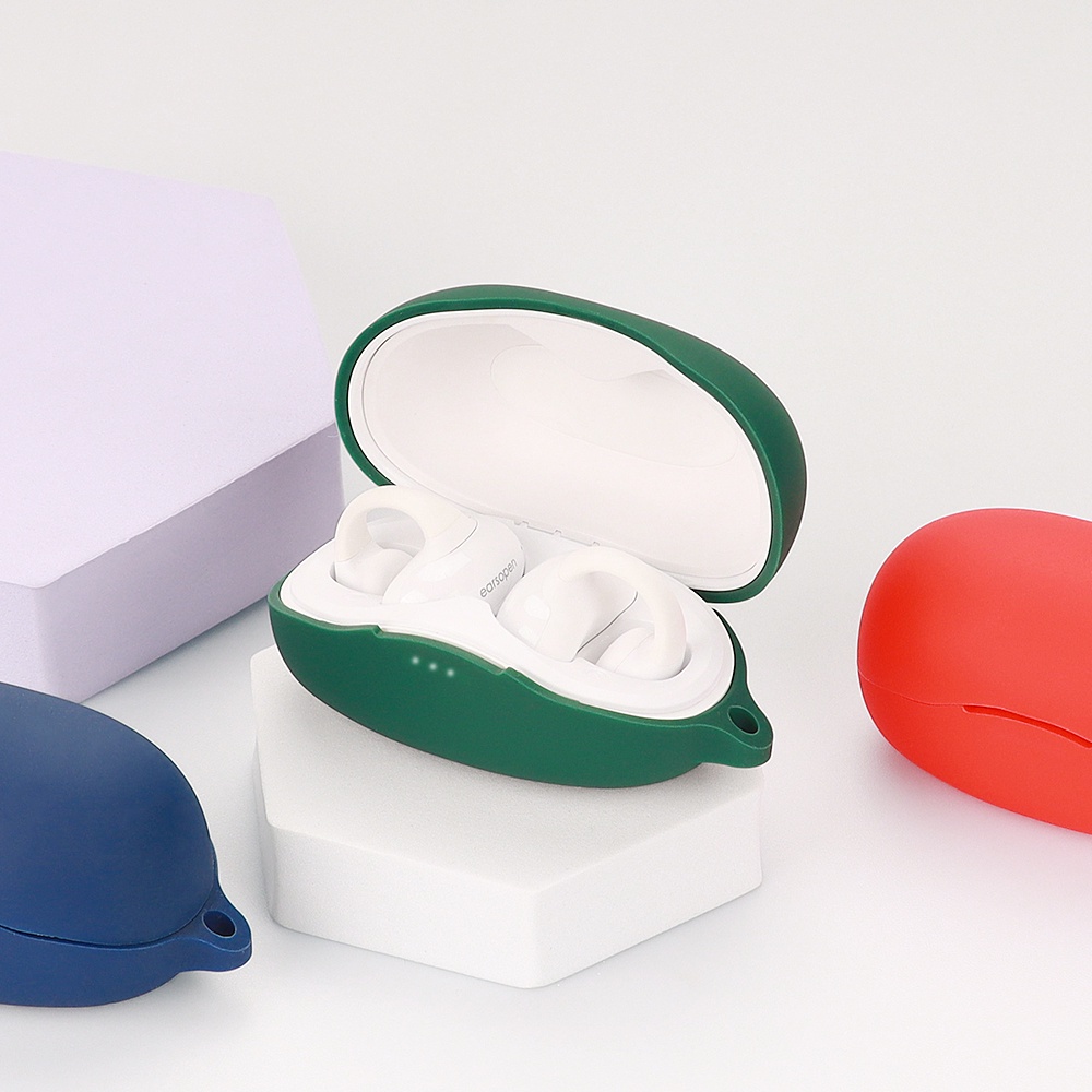 Untuk earsopen SS900 SE Case Warna Solid Silikon Bluetooth Earphone Cover Lembut Shockproof hearphone Aksesoris Kotak