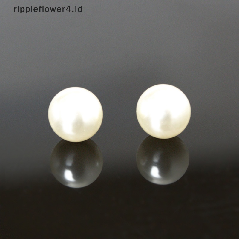 {rippleflower4.id} 3in1 Set Wanita Pengantin Pernikahan Set Berlian Imitasi Mutiara Imitasi Kalung Gelang Anting Pesta Perhiasan Hadiah~
