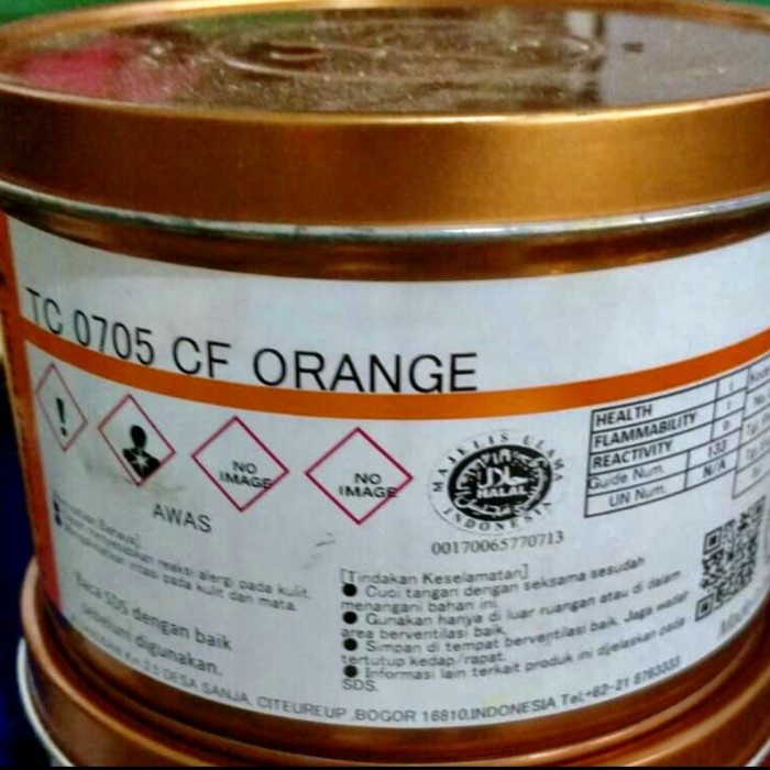 

Tinta cetak Cemani Toka TC 0705 CF Orange