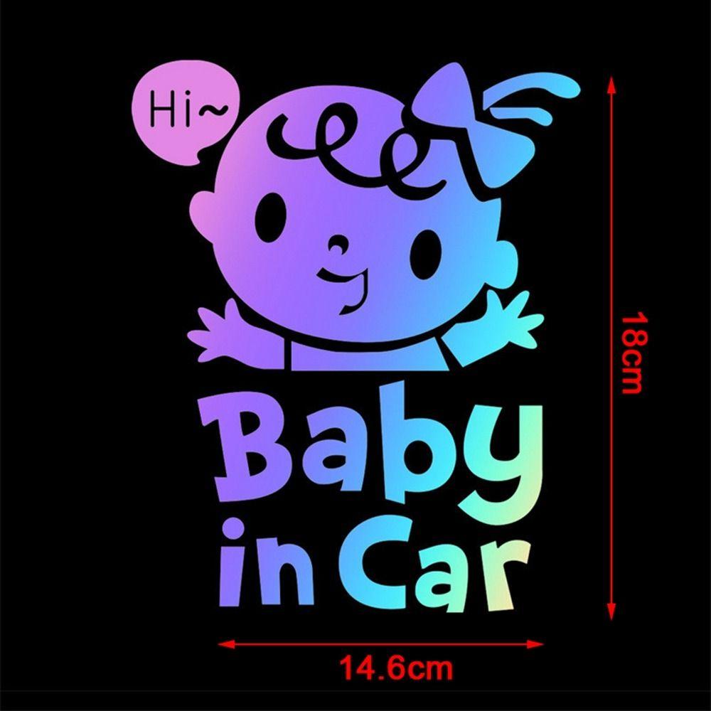 Stiker Mobil Populer Aksesoris Mobil Motor Anak Bayi Baby In Car