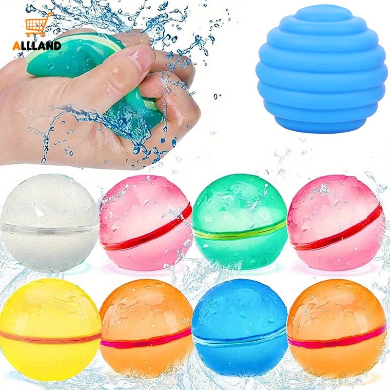 [HOT Deals] Reusable Water Balloons/ Mainan Air Musim Panas Untuk Anak-Anak/ Splash Balls Water Games/ Kolam Renang Pantai Pesta Bermain Waterballons