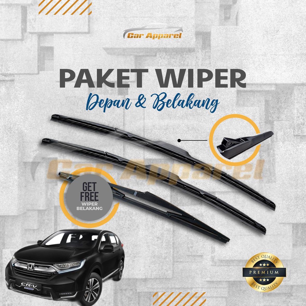 Bundling wiper CRV TURBO 2017-2022 Hybrid Cutting 3pcs