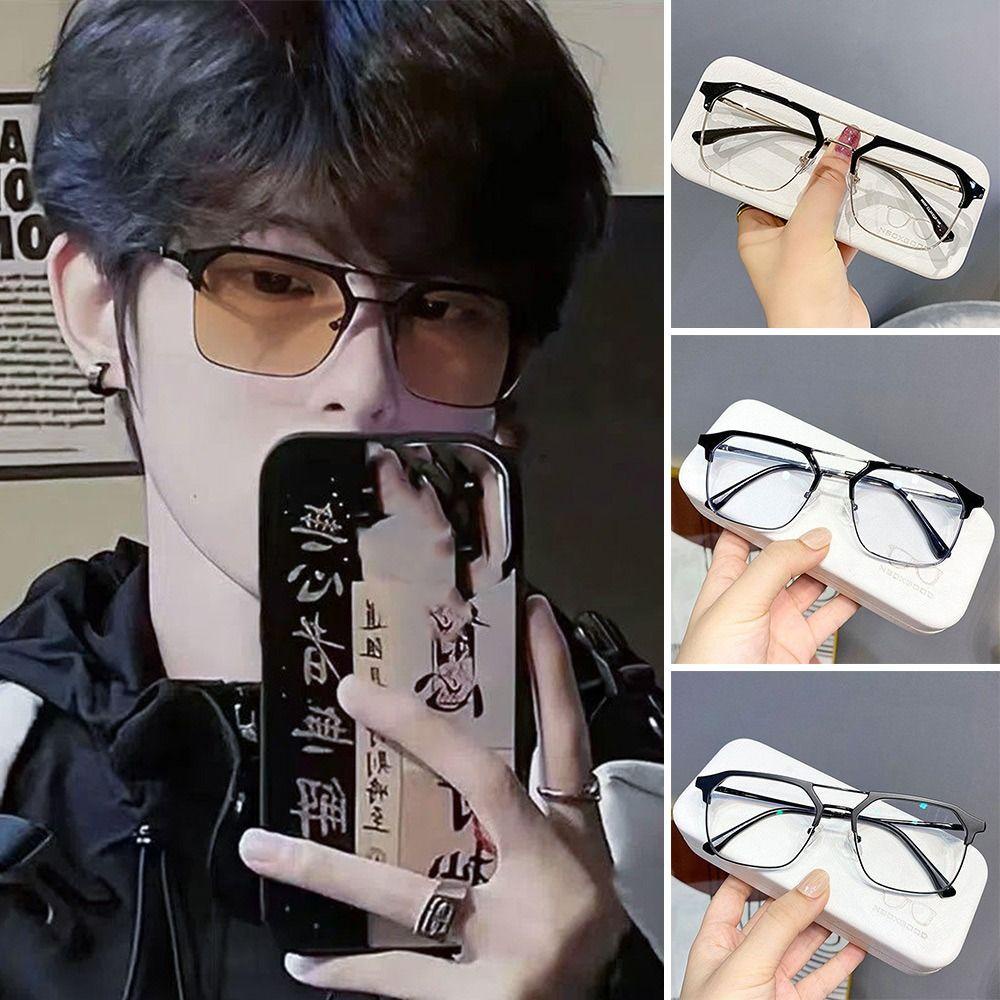 Populer Anti-Cahaya Biru Kacamata Mode Portabel Perubahan Warna Ultra Ringan Bingkai