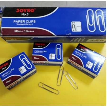 

( PCS ) Paper Clip Jumbo no 5 / Klip Kertas Joyko no. 5 / Paper Klip