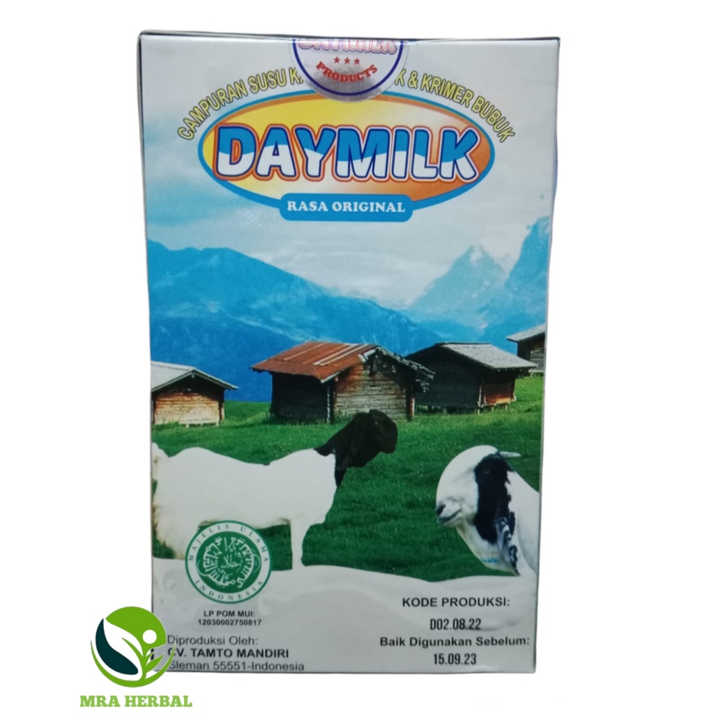 

Susu Kambing Daymilk | Susu Daymilk Kambing Bubuk & Krimer Bubuk Rasa Original Day Milk 200gr