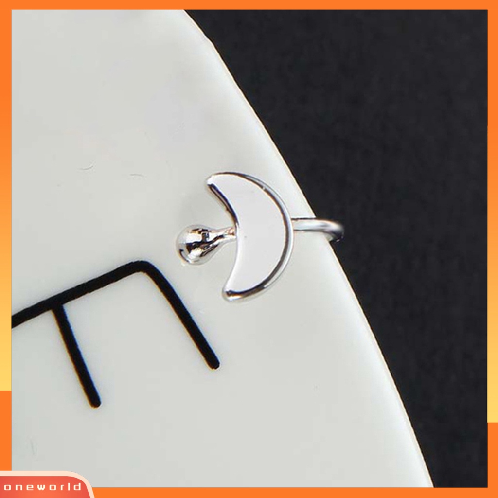 [WOD] Anting Indah Non Tindik Alloy Hati Bintang Segitiga Bulan Wanita Klip Manset Telinga Untuk Pesta