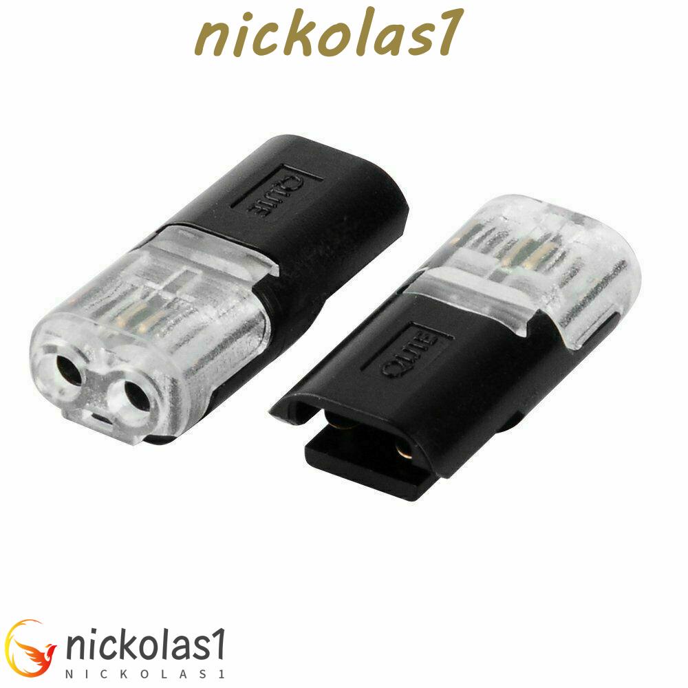 Nickolas1 Konektor Kawat 10Pcs 12V 2pin Bahan Kontak Konektor Kawat Mobil Konektor Listrik Wire Terminal Crimp Tahan Air Disegel