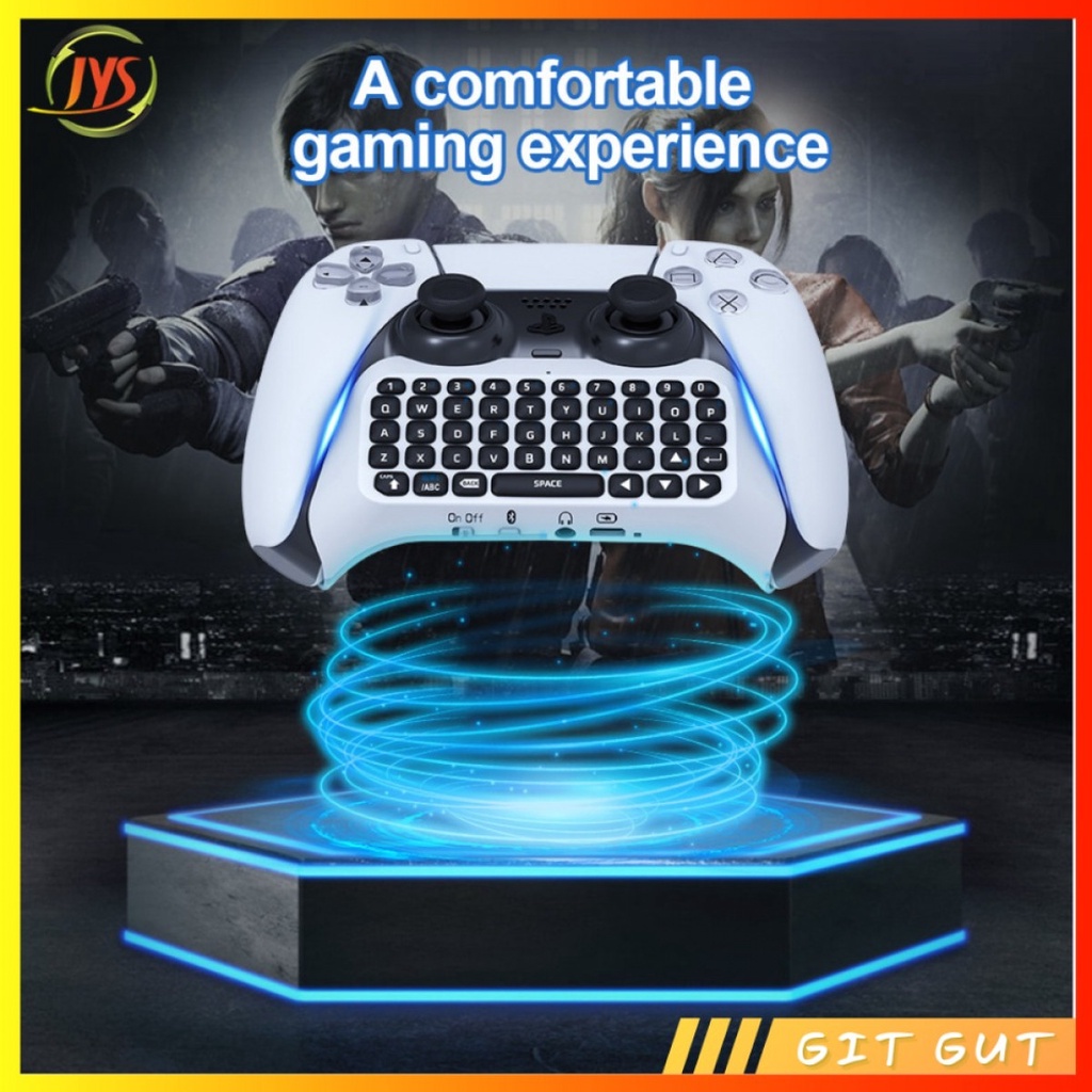 Wireless Bluetooth Keyboard for Controller Stick Stik PS5 Dualsense