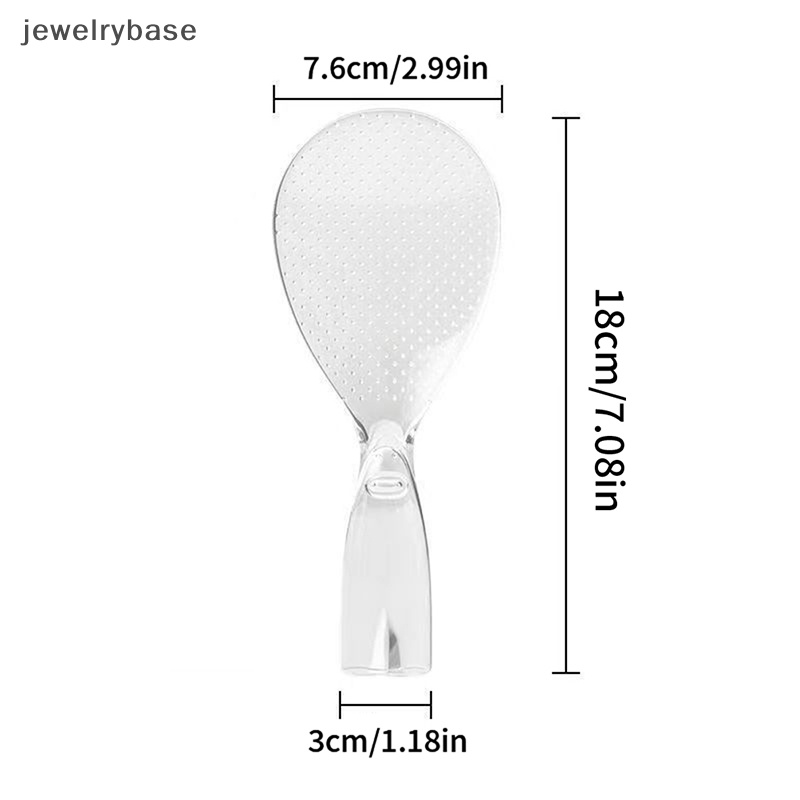[jewelrybase] Standing Rice Spoon Non Stick Bahan PP Sendok Masak Nasi Dapur Alat Makan Aksesoris Butik