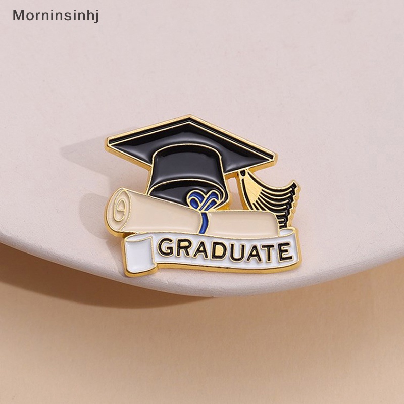 Mornin Wisuda Enamel Pin Siswa Sarjana Cap Bros Kerah Lencana Ransel Best Wishes Perhiasan Hadiah Untuk Teman id