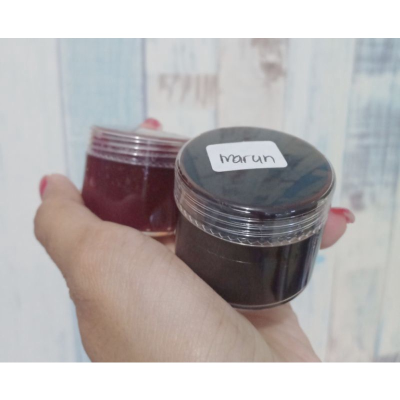 Inai Celup / henna celup warna Maroon dan Red Cherry