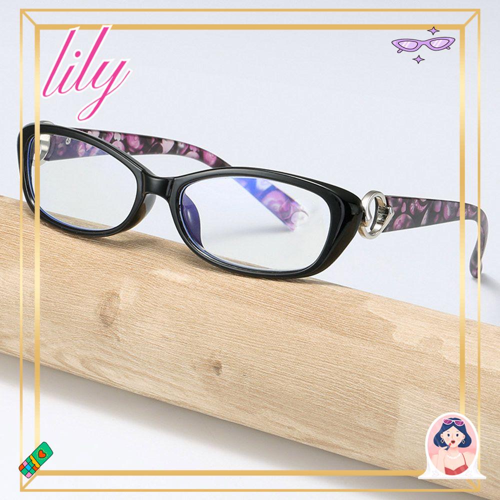 Lily Kacamata Baca Wanita Printing Vision Care Presbyopia Eyewear