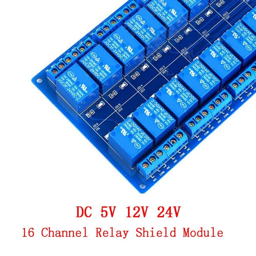 Modul Relay 16channel Populer Untuk arduino optocoupler PIC ARM Power Relay