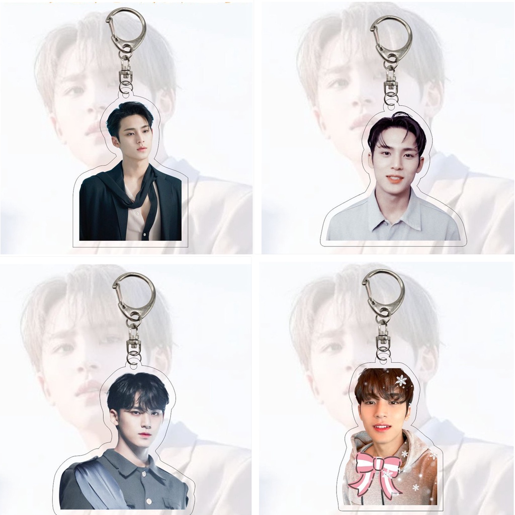 1pc SEVENTEEN Gantungan Kunci Akrilik THE8 MINGYU DK Key Ring Gantung