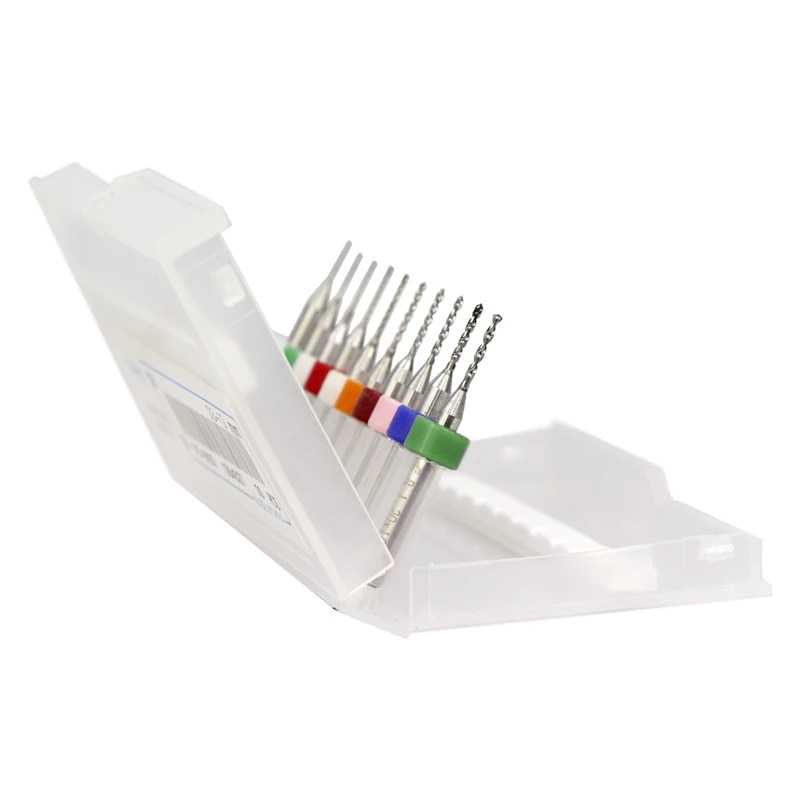 10pcs Mata Bor Pcb Akrilik Bahan Tungsten Carbide  - C10
