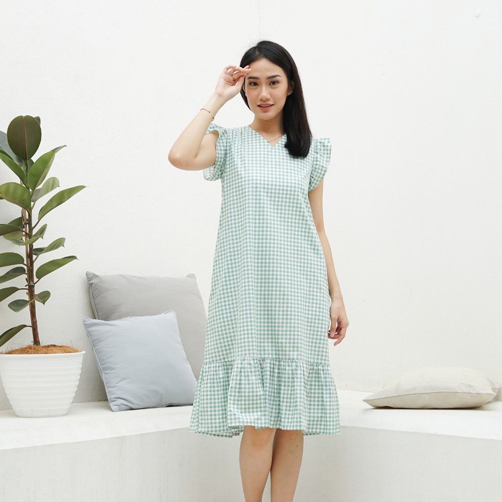 Ms Daisy Giselle Ruffle Gingham Dress