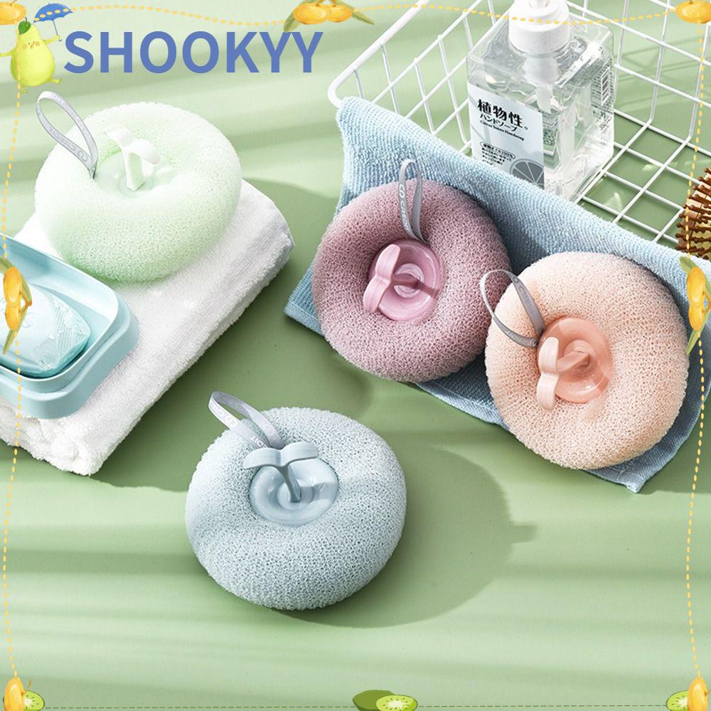 Chookyy 3PCS Bath Ball Perlengkapan Kamar Mandi Shower Mandi Bubble Pembersih Tubuh Bunga Mandi Gosok
