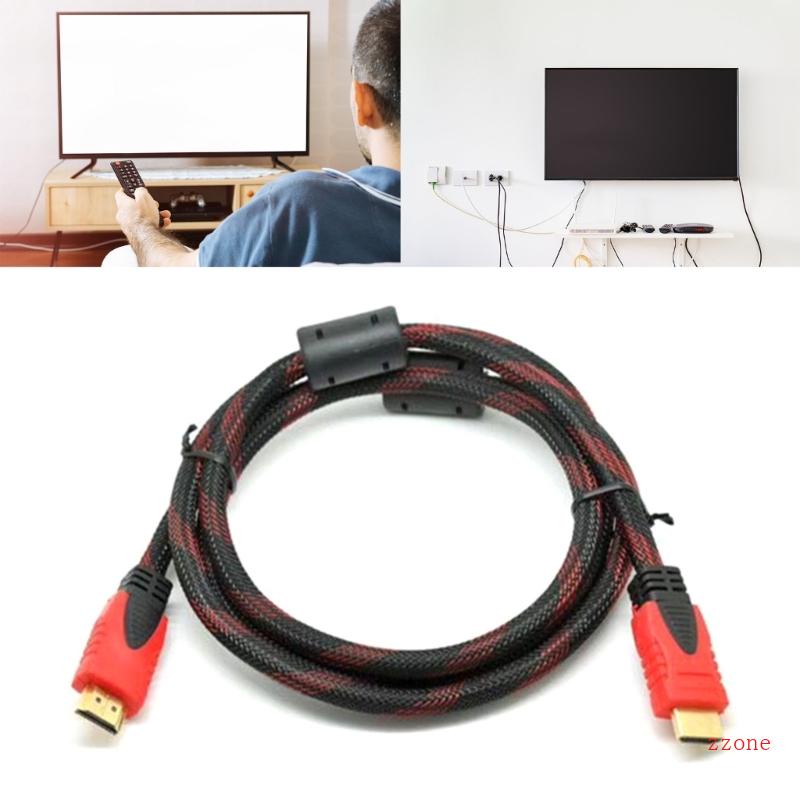 Zzz Cable Kabel Video 1kabel 4d Lapis Emas 3D High Speed Untuk HDTV