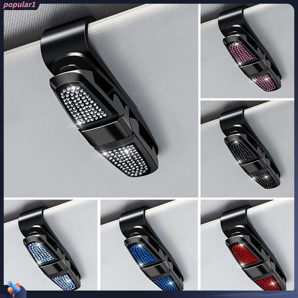 Populer Car Sun Visor Penahan Kartu Tiket Interior Mobil Universal Multifungsi