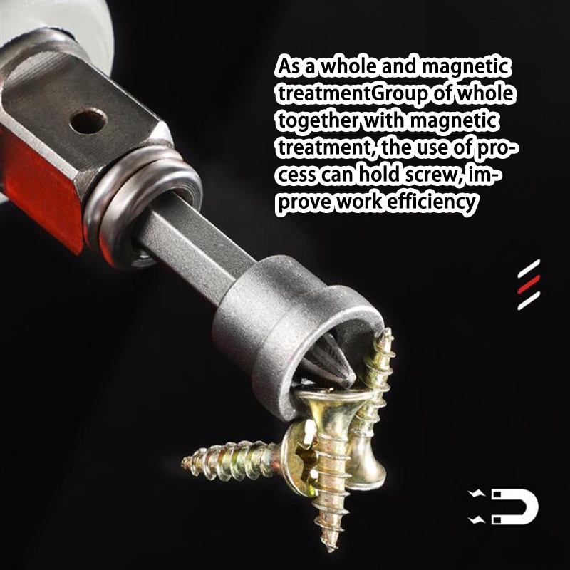 10pcs Mata Obeng Hex Shank Magnetik 1/4&quot; / Positioning Screwdriver Bit