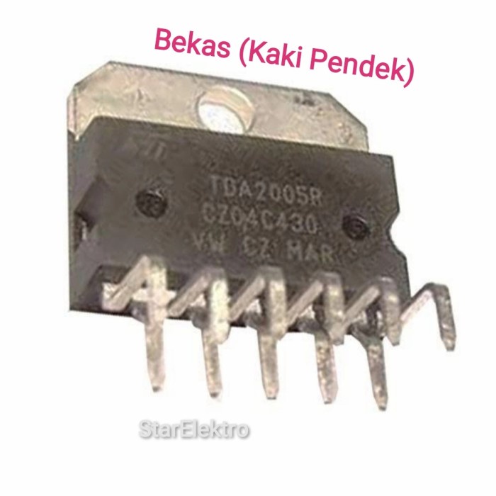 TDA2005R 2005 TDA2005 IC Zip-11 Audio Amplifier Power Ampli Baru/Bekas - Bekas