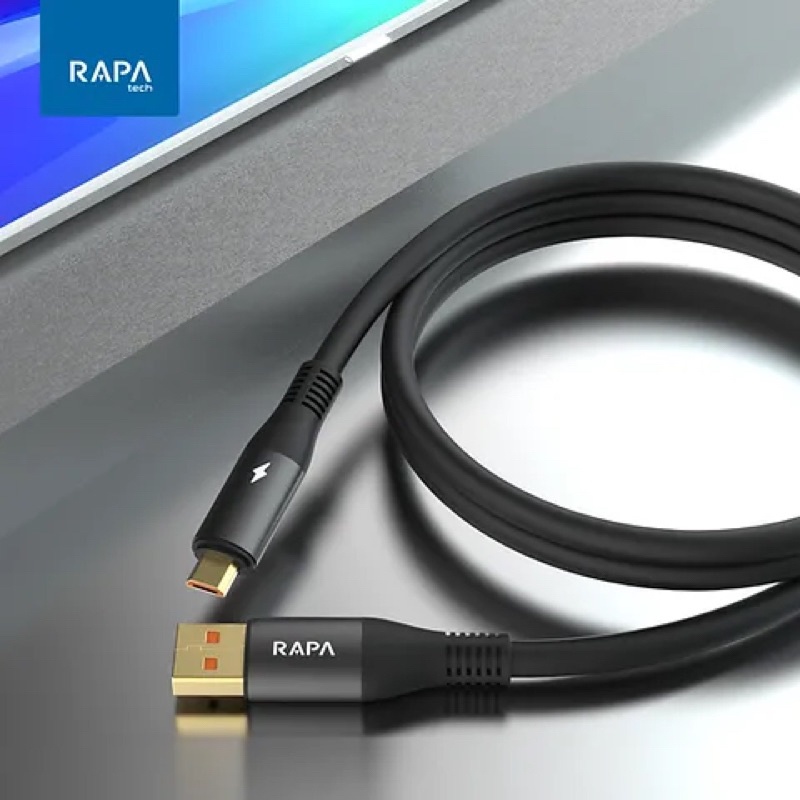 RAPAtech Kabel Data Micro Usb Fast Charging Gold Plated Super Speed Transmisi Data Up to 480 Mbps Data Cable Usb Micro Line Pro original bergaransi