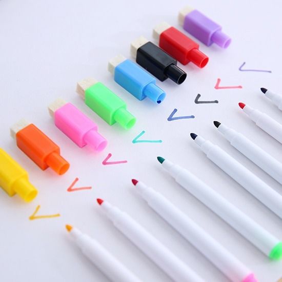 

Spidol papan tulis warna yang dapat dihapus/spidol papan tulis (8 warna)