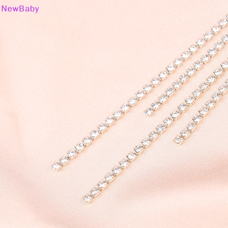 Newbaby Elegan Berlian Imitasi Rumbai Klip Cakar Untuk Wanita Fashion Butterfly Wing Hair Clip ID