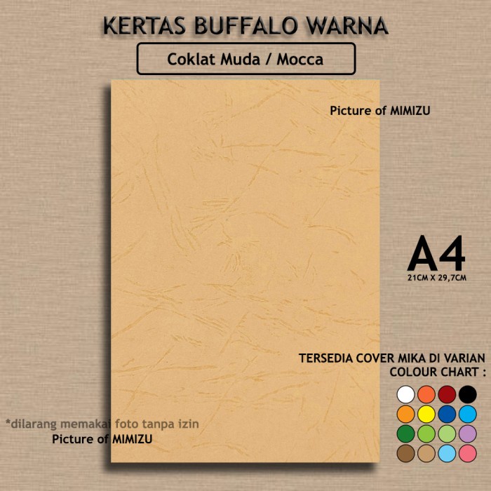 

Kertas Buffalo A4 CREAM Motif Embos Cover JILID SAMPUL
