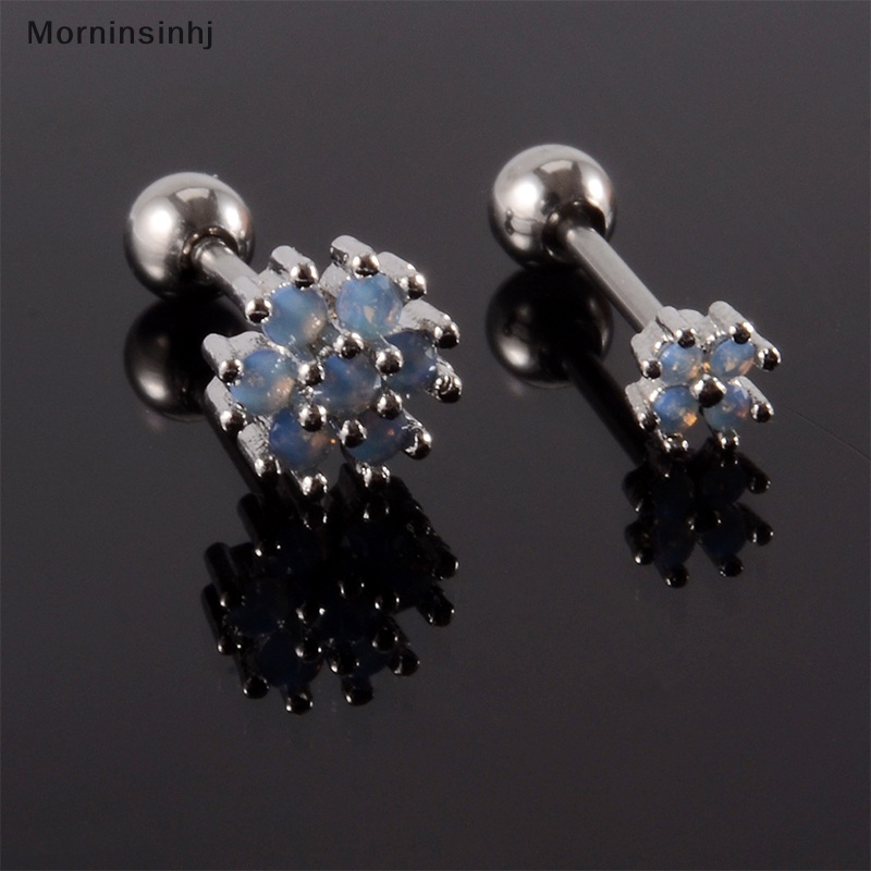 Mornin 1pcs Fashion Kupu-Kupu Beruang Ikatan Simpul Anting Telinga Tulang Kuku Untuk Wanita Tulang Rawan Anting Spiral Stud Earring Tubuh Perhiasan Hadiah id