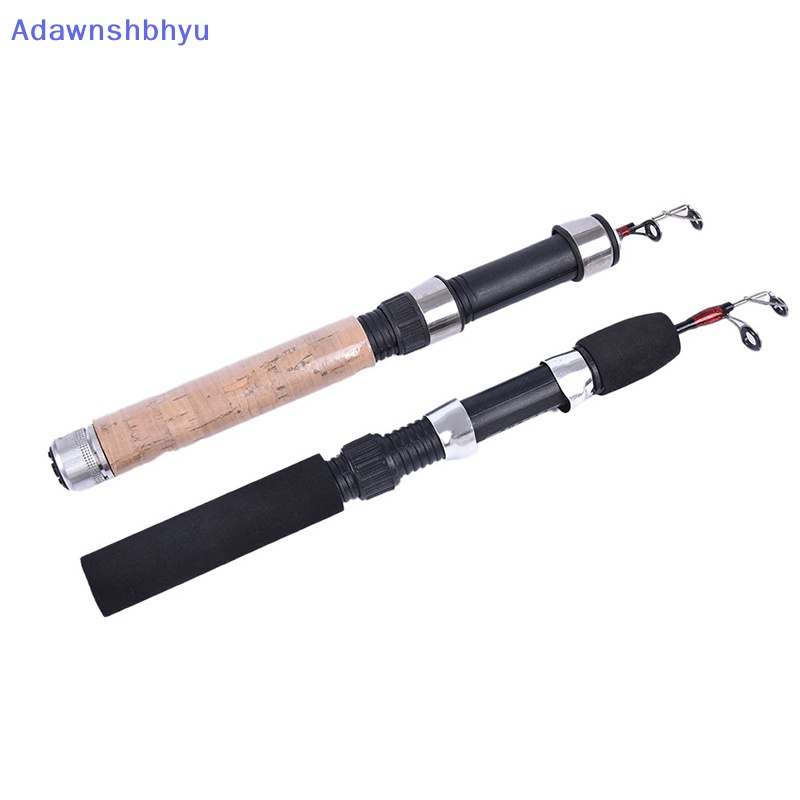 Adhyu Ice Winter Fishing Rod Reel Kit Mini Telescopic Portable Rod Untuk Memancing Es ID