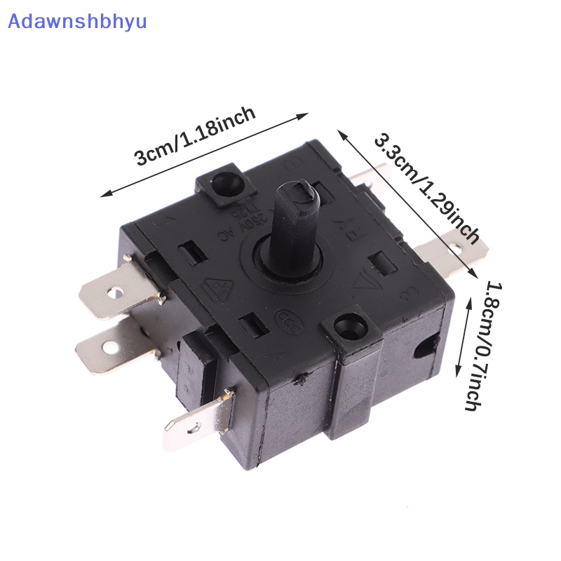 Adhyu Saklar Knob Gear Pemanas Ruangan Elektrik 3Pin 5Pin 16A Temperature Control Switch ID