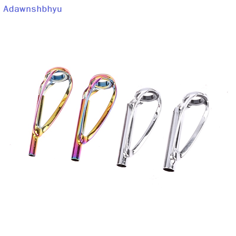 Adhyu 1pc Sliver/Rain Top Tip Guide Ring Bebas Kusut Untuk Berputar Pancing ID