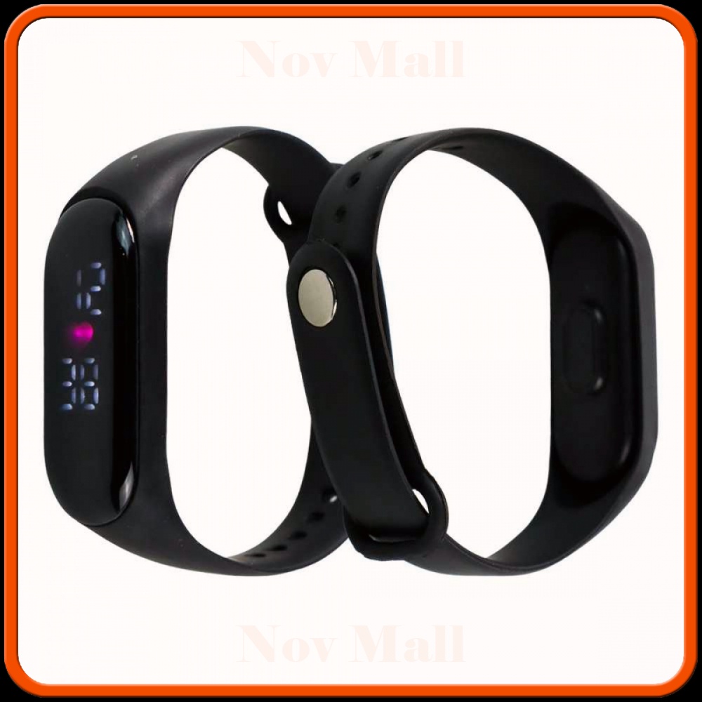 Jam Tangan Digital LED Bahan Silikon - SM161