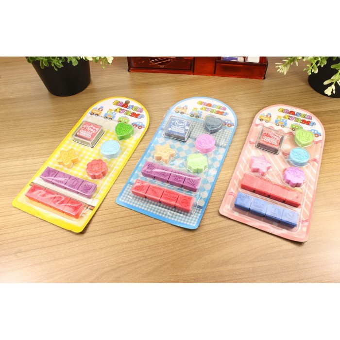 

ARS04 Penghapus dan Stampel Anak Set / Eraser Stamp Animal Set