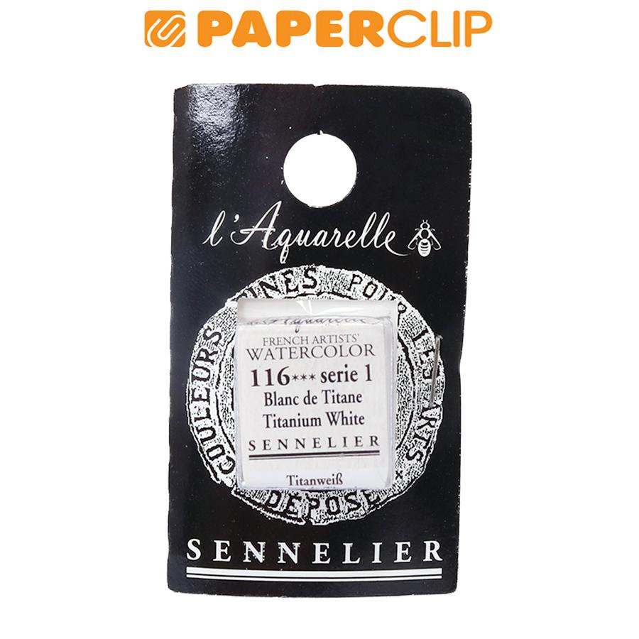 

CAT AIR / WATERCOLOUR SENNELIER HALF PANS S1 N131541.116 TITANIUM WHITE