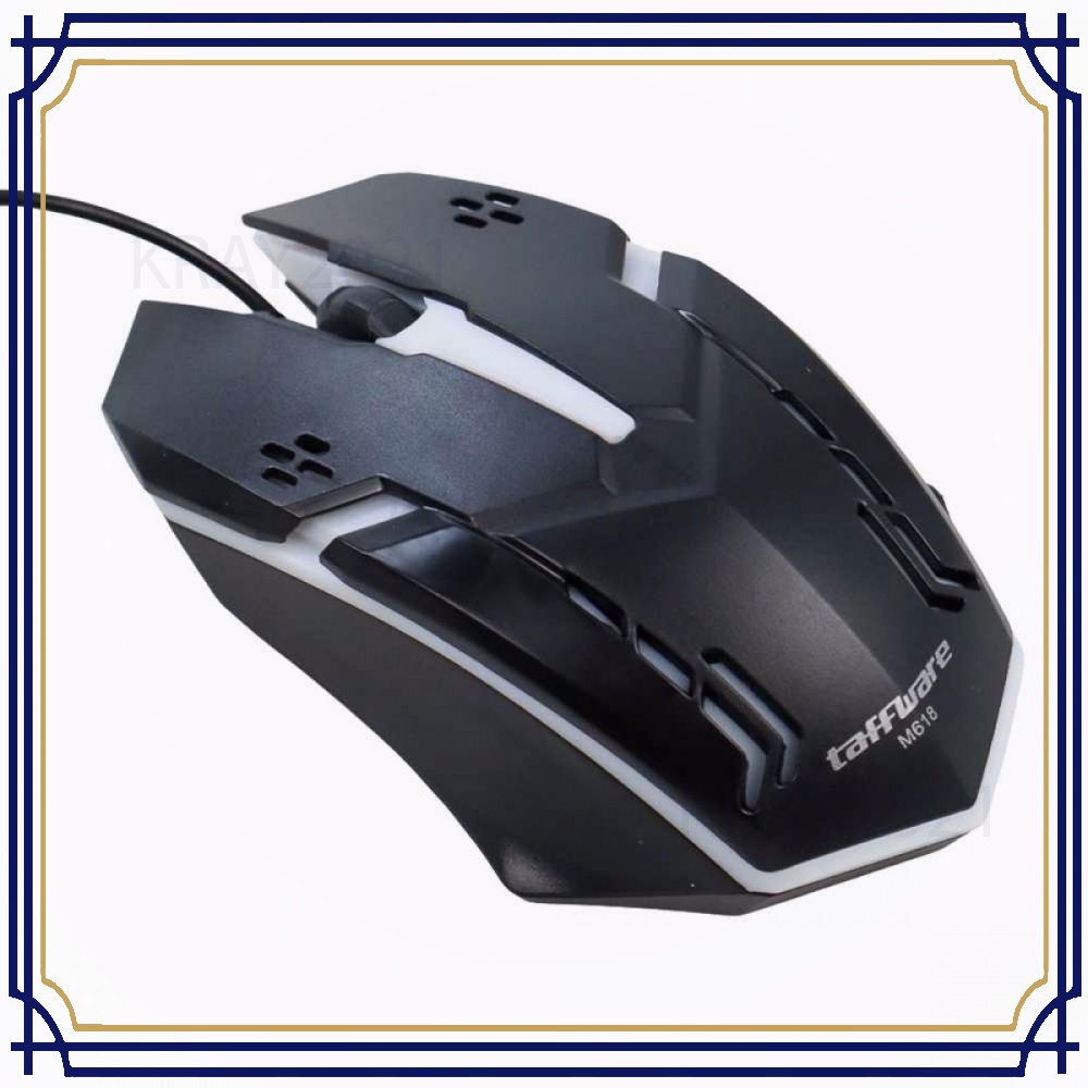 Taffware Mouse Gaming LED RGB 1000 DPI - M618