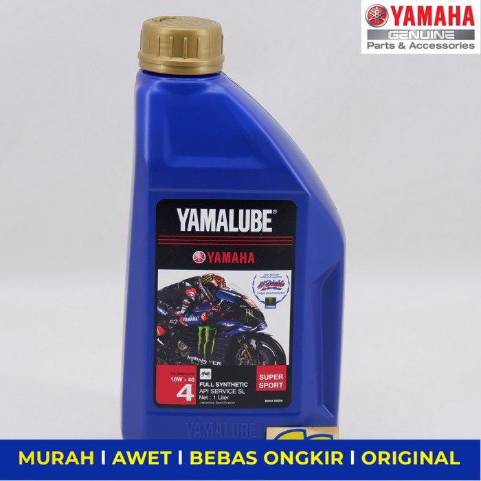Yamalube Super Sport 10W-40 Oli 1000 Ml - All Motor Yamaha Sport Ori - Sparepart Sperpart Spare Part
