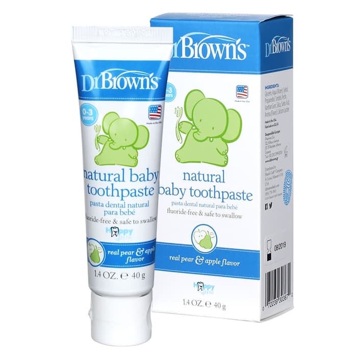 Dr Brown Natural Baby Toothpaste