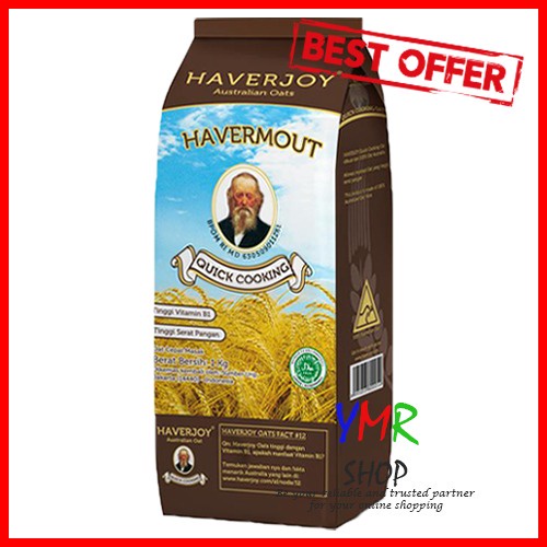 Haverjoy Havermout Australian Quick Cooking Oat Oats Oatmeal Diet Quaker 1kg