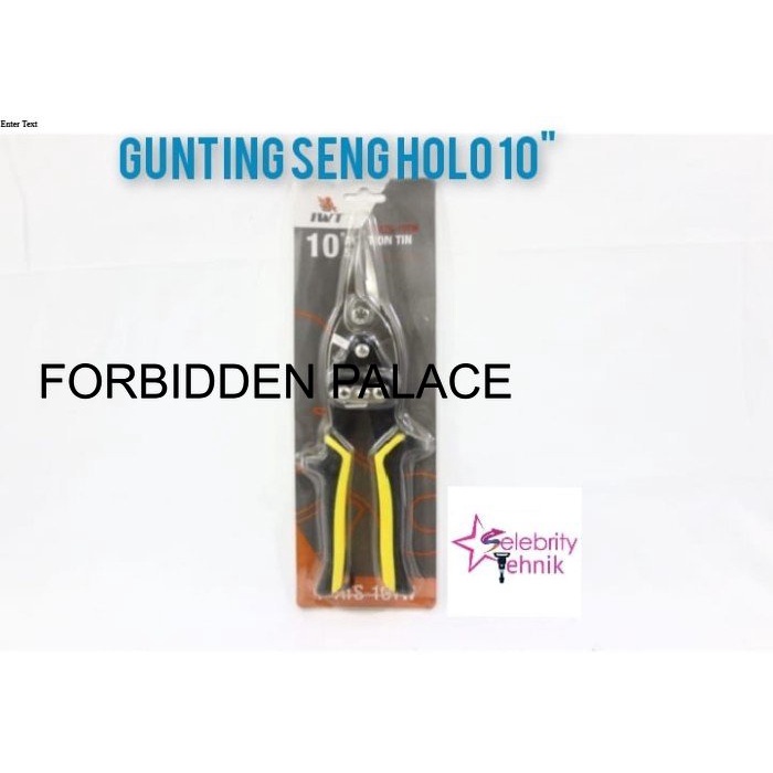 

Dijual Gunting Holo Seng 10" Lurus / Aviation Tin Snap 10 inch TRW238